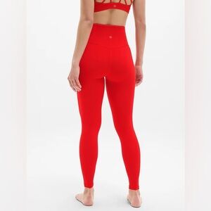 Athleta Ultra High Rise Elation Tight Red Leggings Medium
